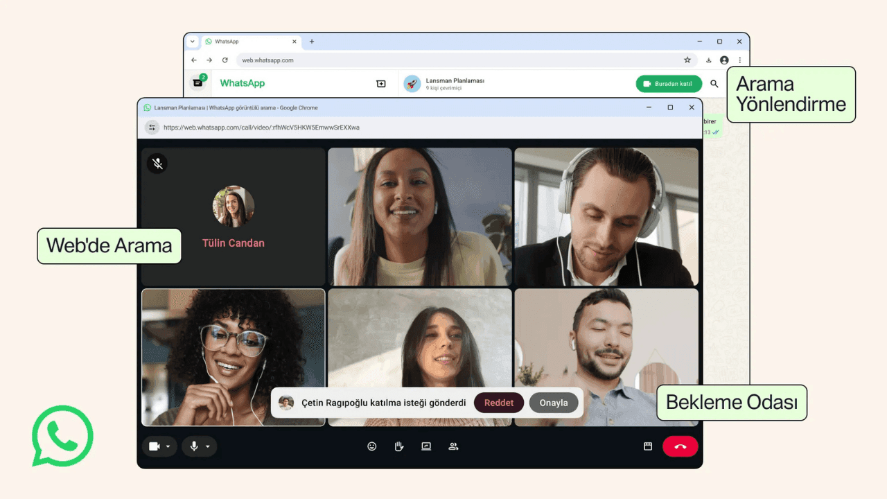 WhatsApp Web'e sesli ve görüntülü arama desteği geldi