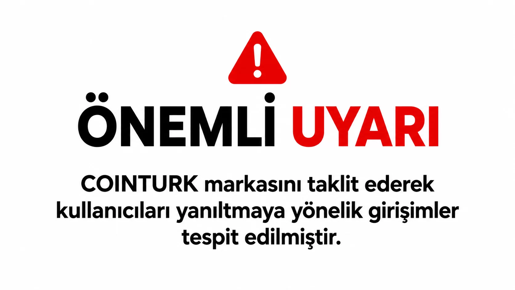 COINTURK Taklitlerine Dikkat: Dolandırıcılığa Karşı Uyarılar