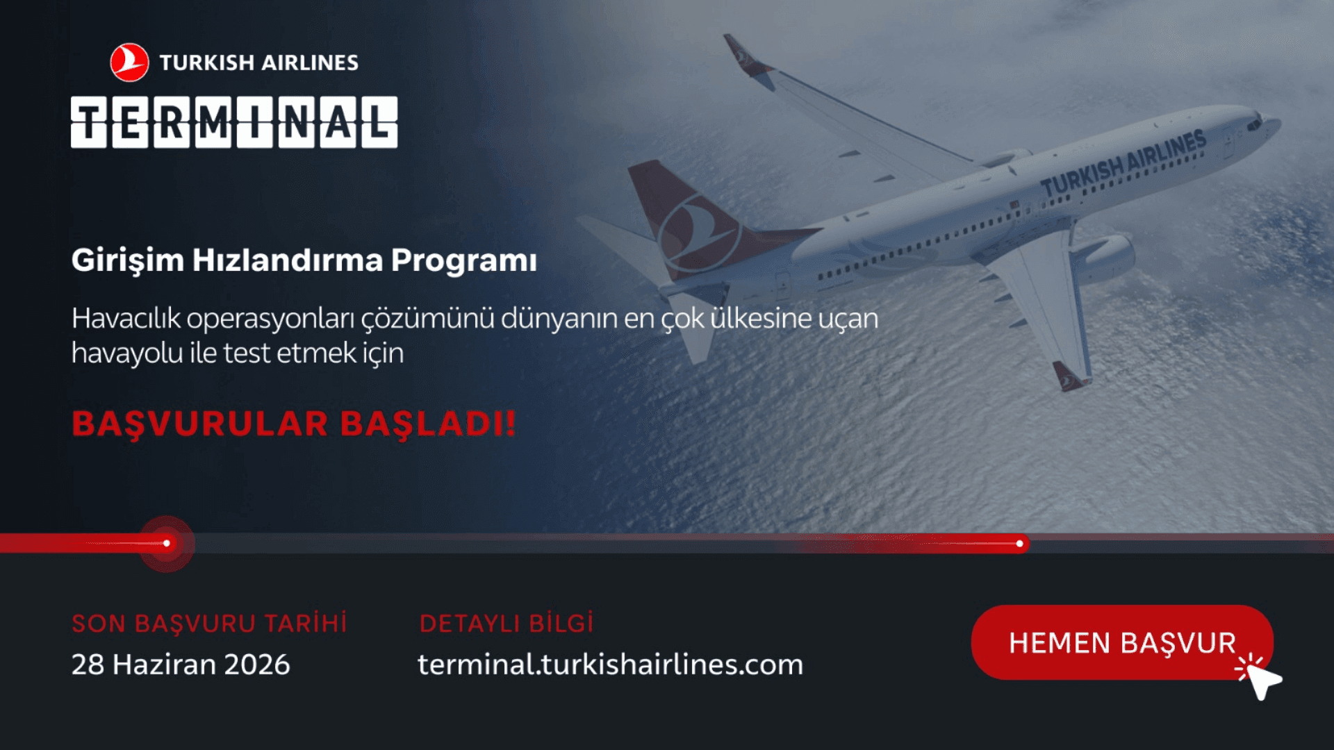 Türk Hava Yolları'nın Girişim Hızlandırma Programı 2026 Başvuruları Açıldı