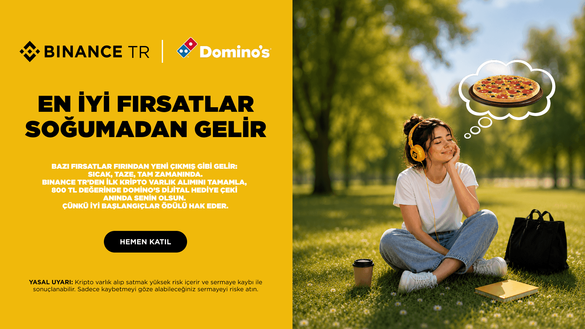 Binance TR ve Domino's'tan Pizza Günü'ne Özel Kampanya